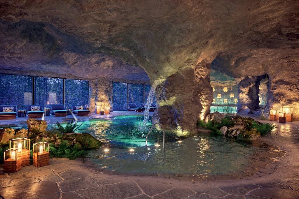 Spa cave Mexico hotel 