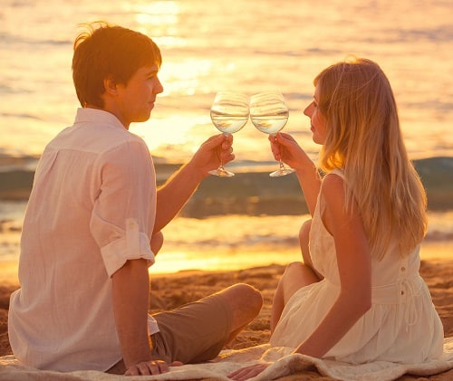 Romantique hotel lune de miel